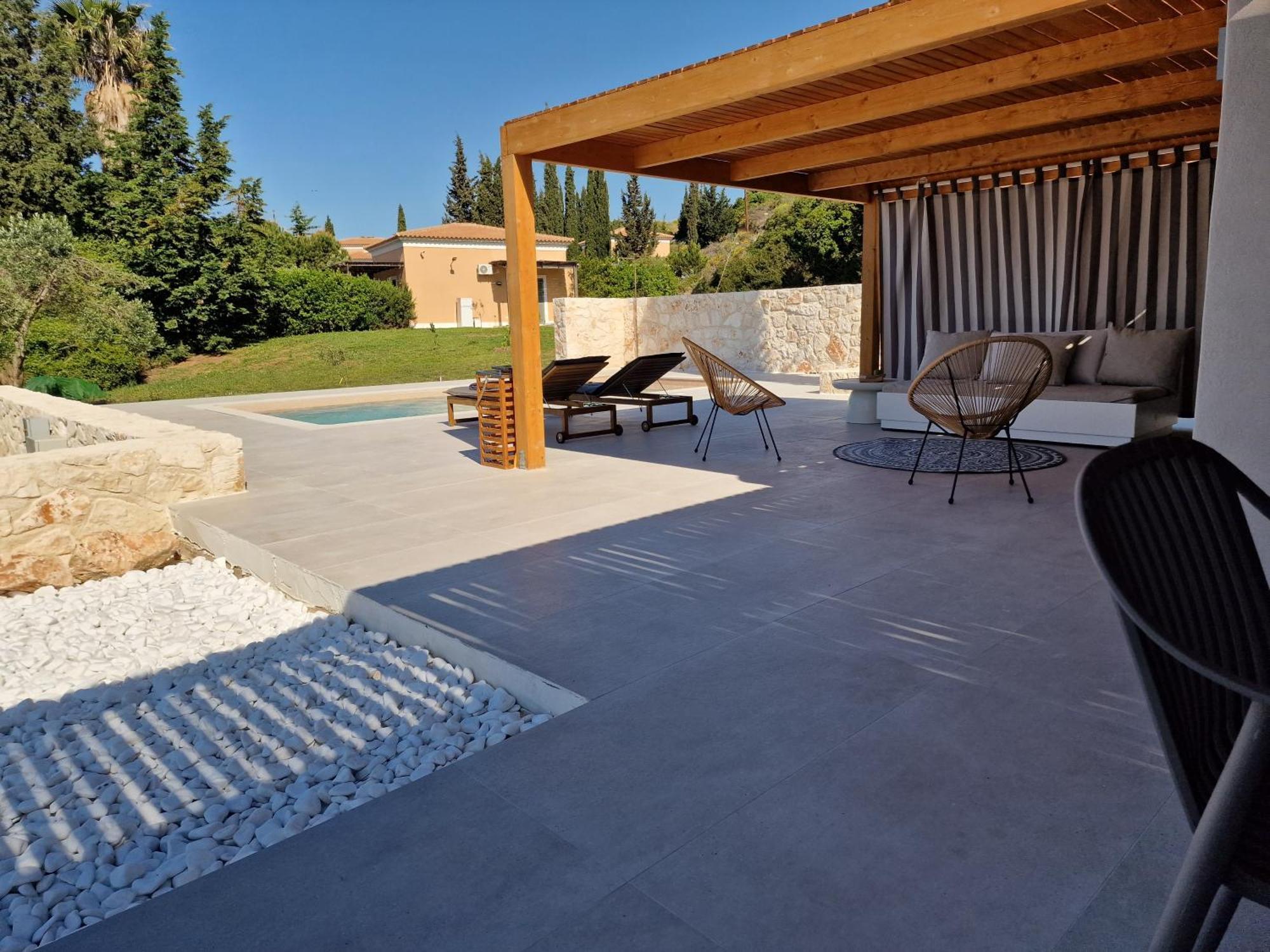 Sunny Villas Klismata Bagian luar foto