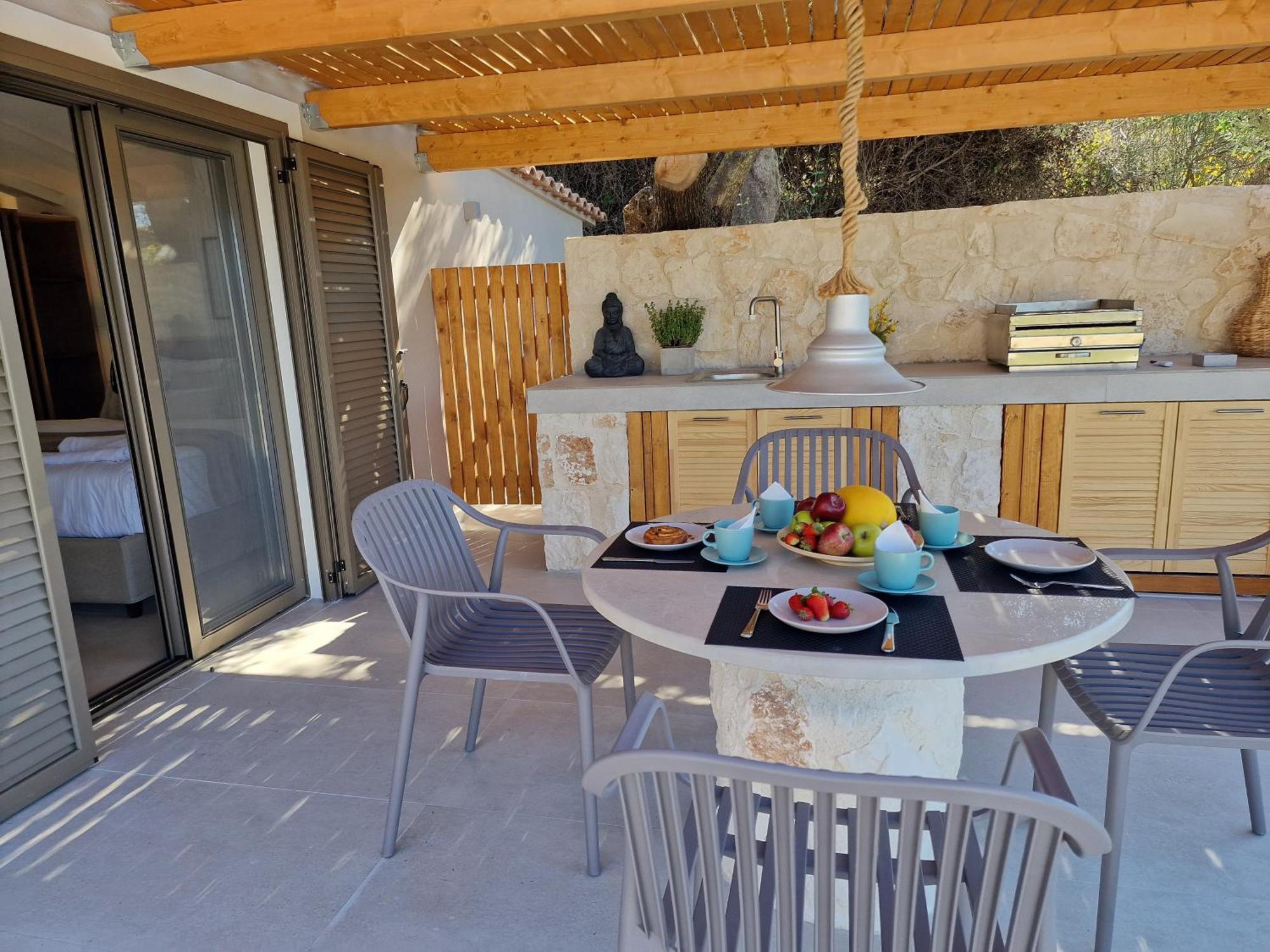 Sunny Villas Klismata Bagian luar foto