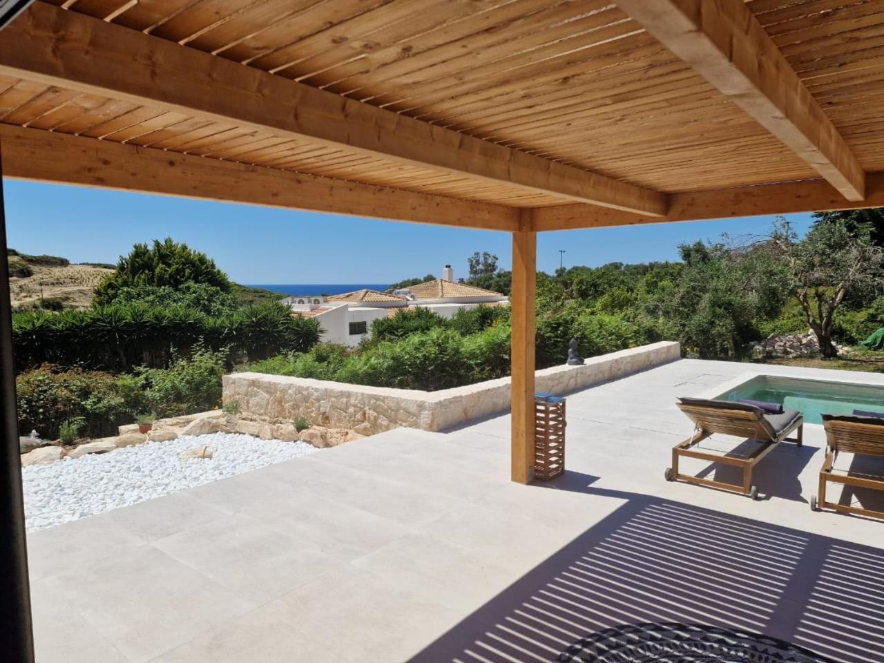 Sunny Villas Klismata Bagian luar foto
